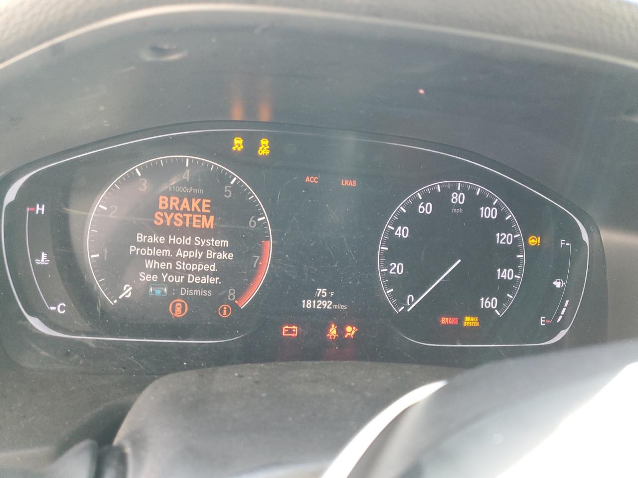 2018 Honda Accord VIN 1HGCV1E39JA243178 Copart auction photo, rollover / mechanical damage thumbnail 9