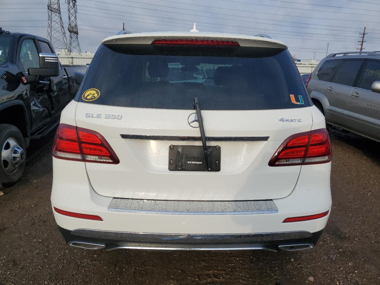 2018 Mercedes-Benz GLE VIN 4JGDA5HBXJB000655 Copart auction photo, front end damage thumbnail 6