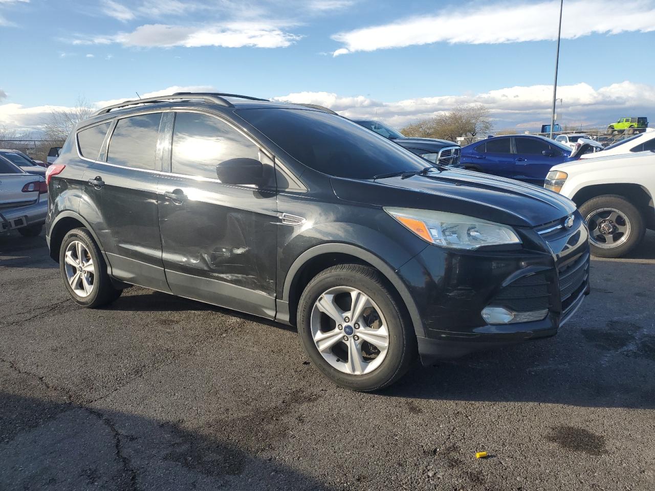 2014 Ford Escape VIN 1FMCU9G92EUB12014 Copart auction photo, side / rear end damage thumbnail 4