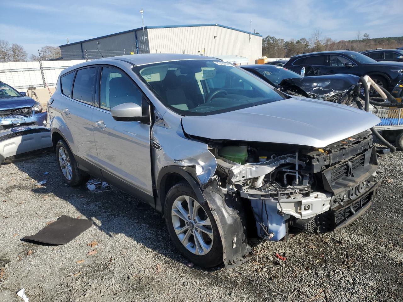 2017 Ford Escape VIN 1FMCU9G91HUC03912 Copart auction photo, front end damage thumbnail 4