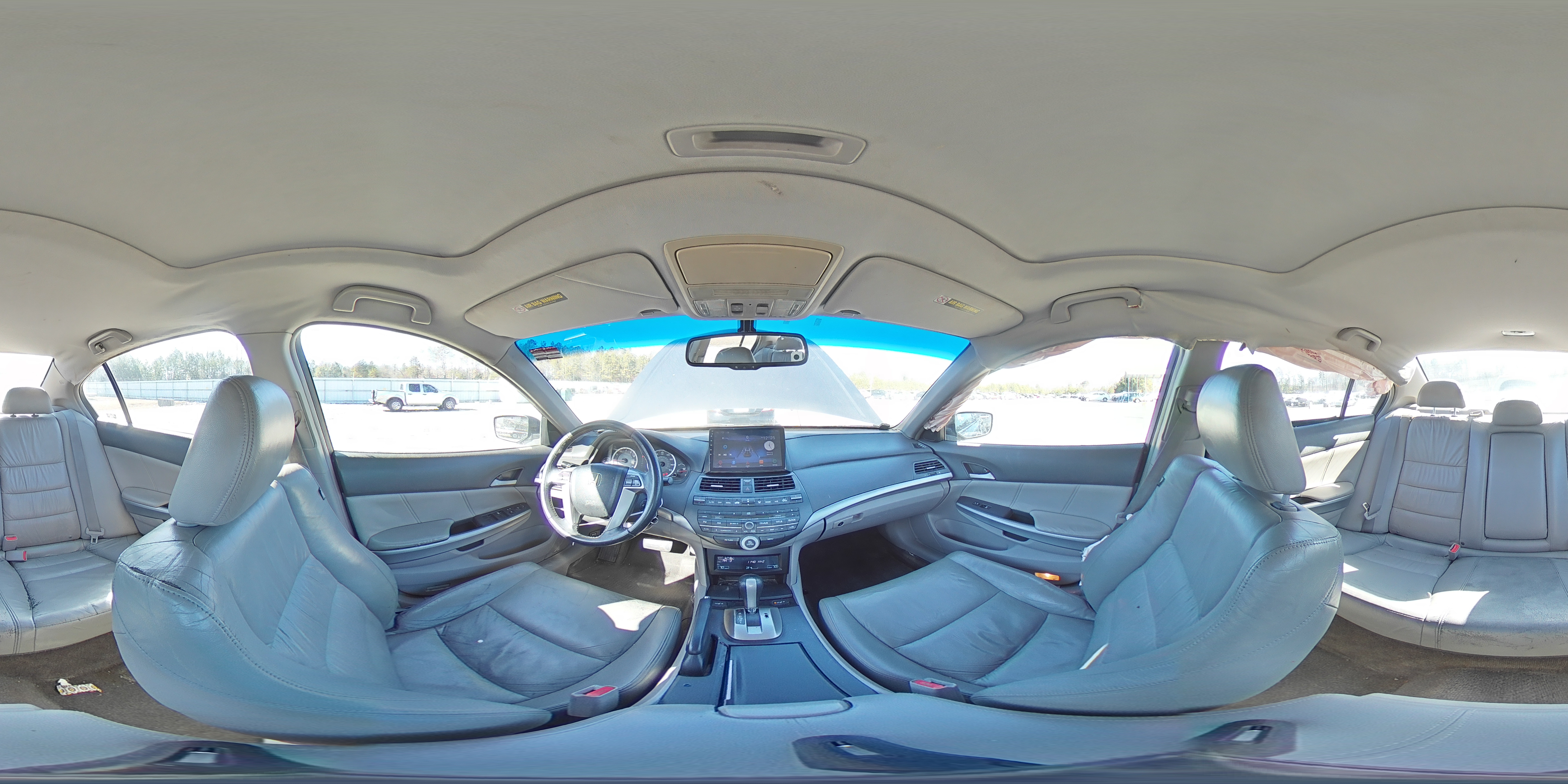 2008 Honda Accord VIN 1HGCP26888A106947 Copart auction photo, side / undercarriage damage thumbnail 12