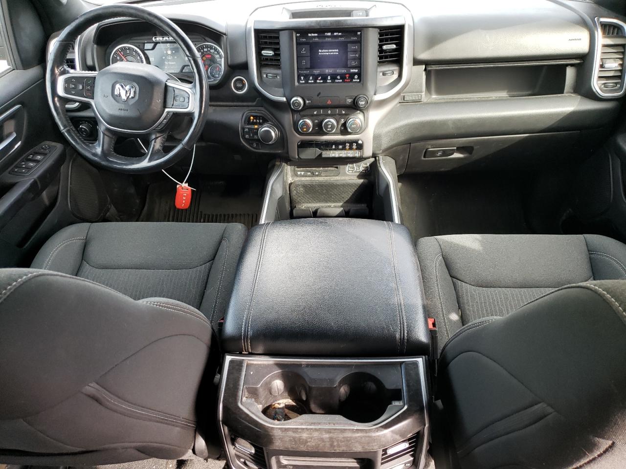 2019 RAM 1500 VIN 1C6RRFFG0KN818815 Copart auction photo, front end / hail damage thumbnail 8