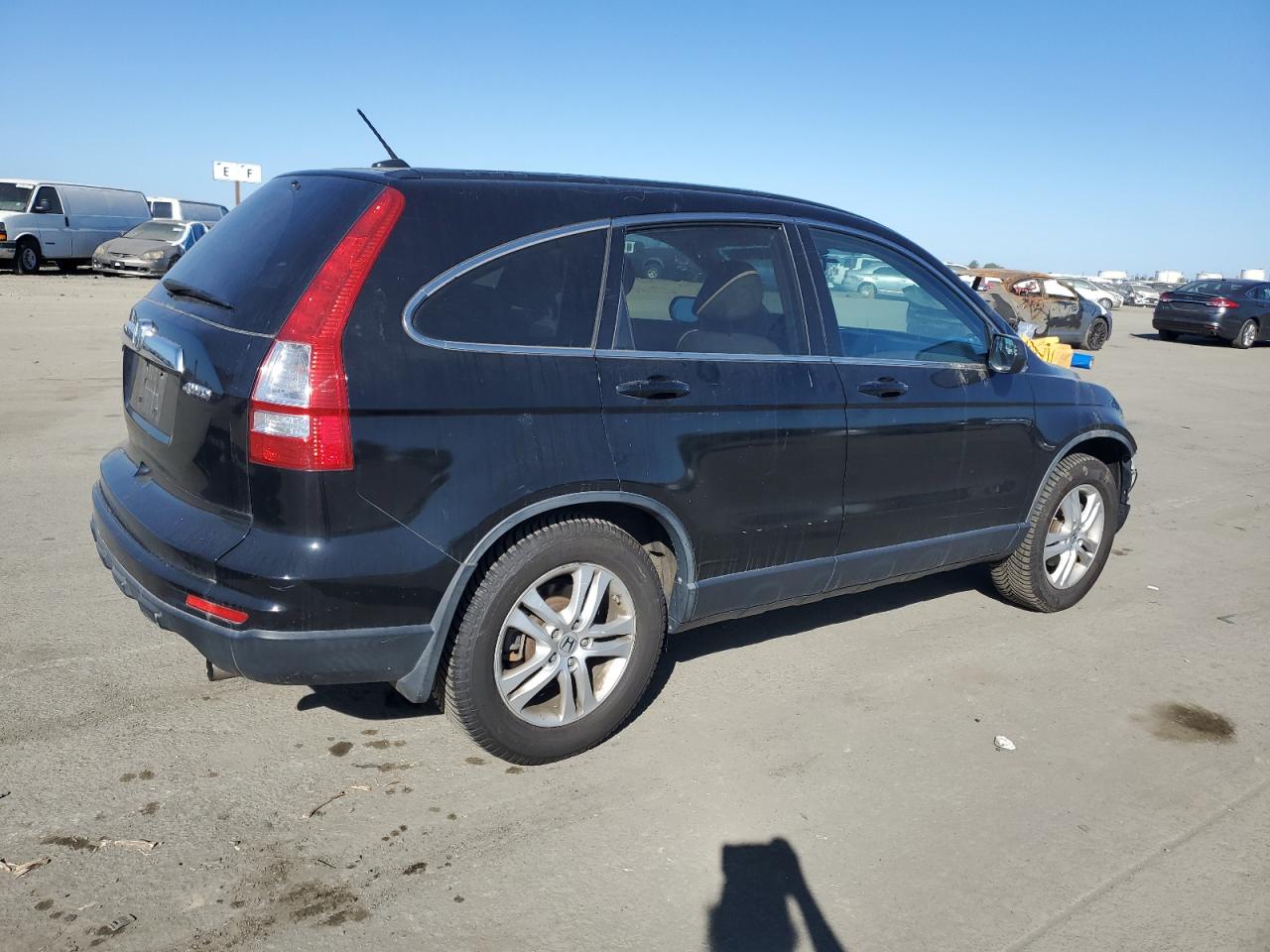 2011 Honda CR-V VIN JHLRE4H78BC034211 Copart auction photo, front end damage thumbnail 3