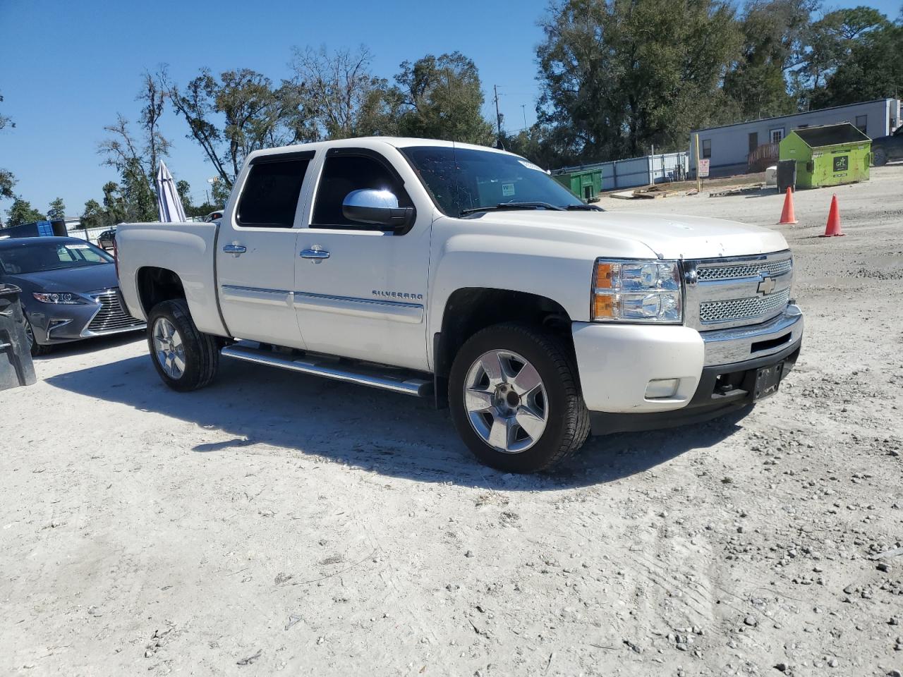 2011 Chevrolet Silverado VIN 3GCPCSE00BG388159 Copart auction photo, undercarriage / front end damage thumbnail 4