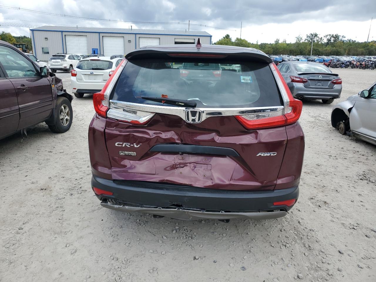 2017 Honda CR-V VIN 2HKRW6H3XHH207503 Copart auction photo, rear end / minor dent/scratches damage thumbnail 6
