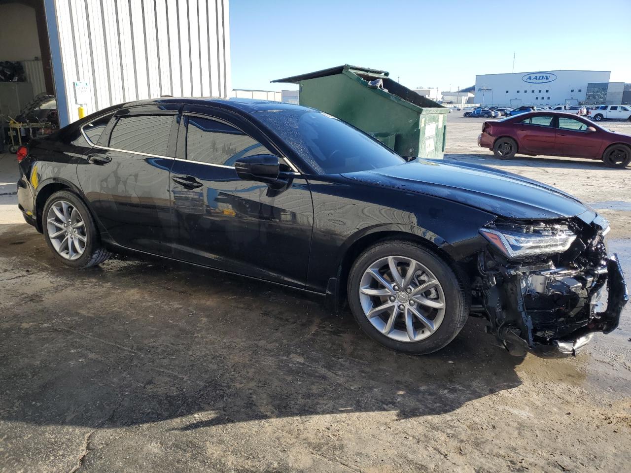 2023 Acura TLX VIN 19UUB5F39PA005925 Copart auction photo, front end / rear end damage thumbnail 4