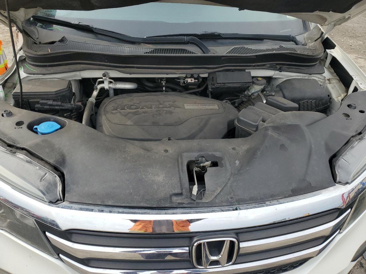 2017 Honda Pilot VIN 5FNYF6H39HB079653 Copart auction photo, front end / side damage thumbnail 12