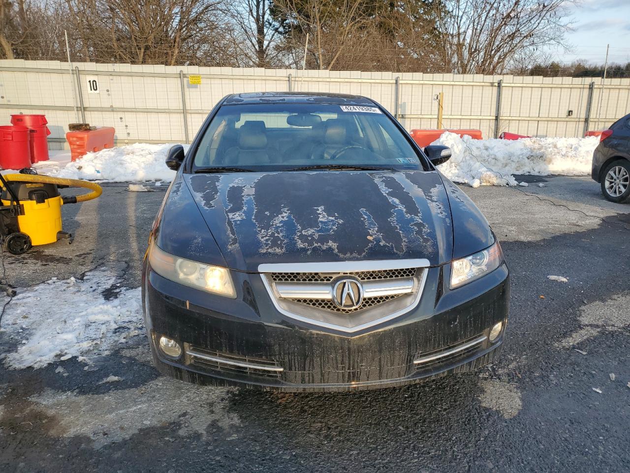 2008 Acura TL VIN 19UUA66218A031615 Copart auction photo, front end / side damage thumbnail 5