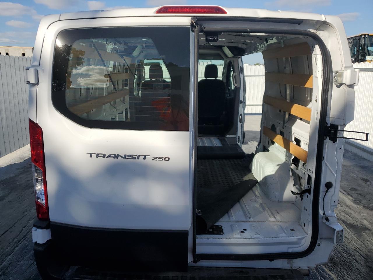 2023 Ford Transit VIN 1FTBR1Y8XPKB11653 Copart auction photo, front end / stripped damage thumbnail 6