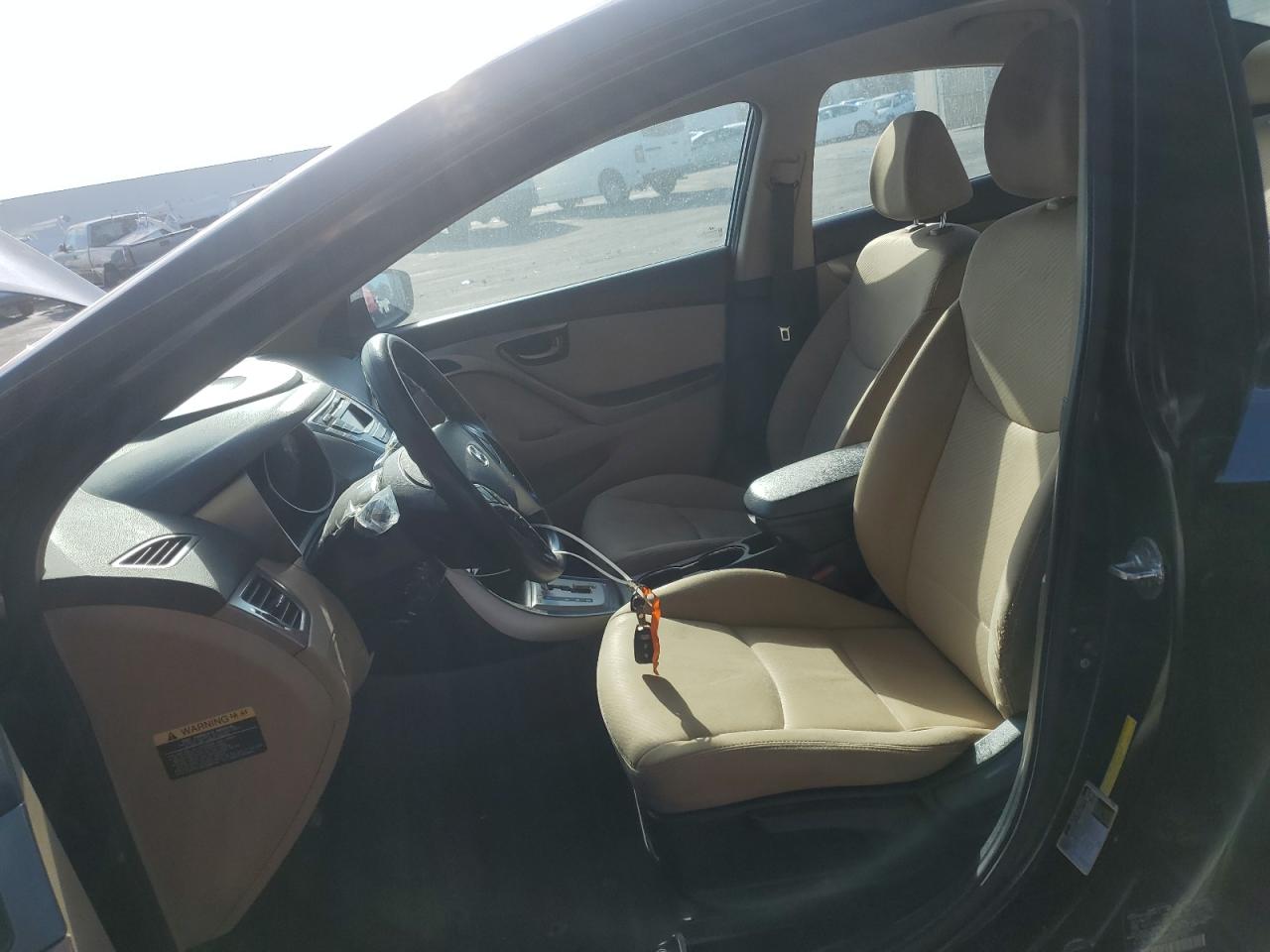 2012 Hyundai Elantra VIN KMHDH4AEXCU316784 Copart auction photo, mechanical damage thumbnail 7