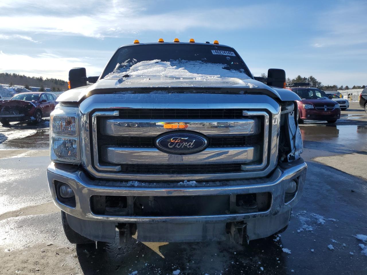2015 Ford F250 VIN 1FT7W2BT0FEC85939 Copart auction photo, front end damage thumbnail 5
