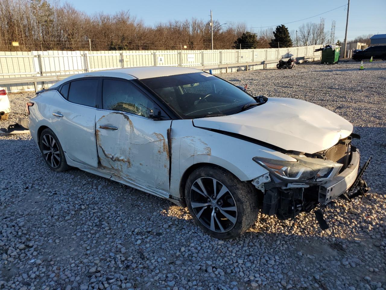 2017 Nissan Maxima VIN 1N4AA6AP9HC394825 Copart auction photo, all over damage thumbnail 4