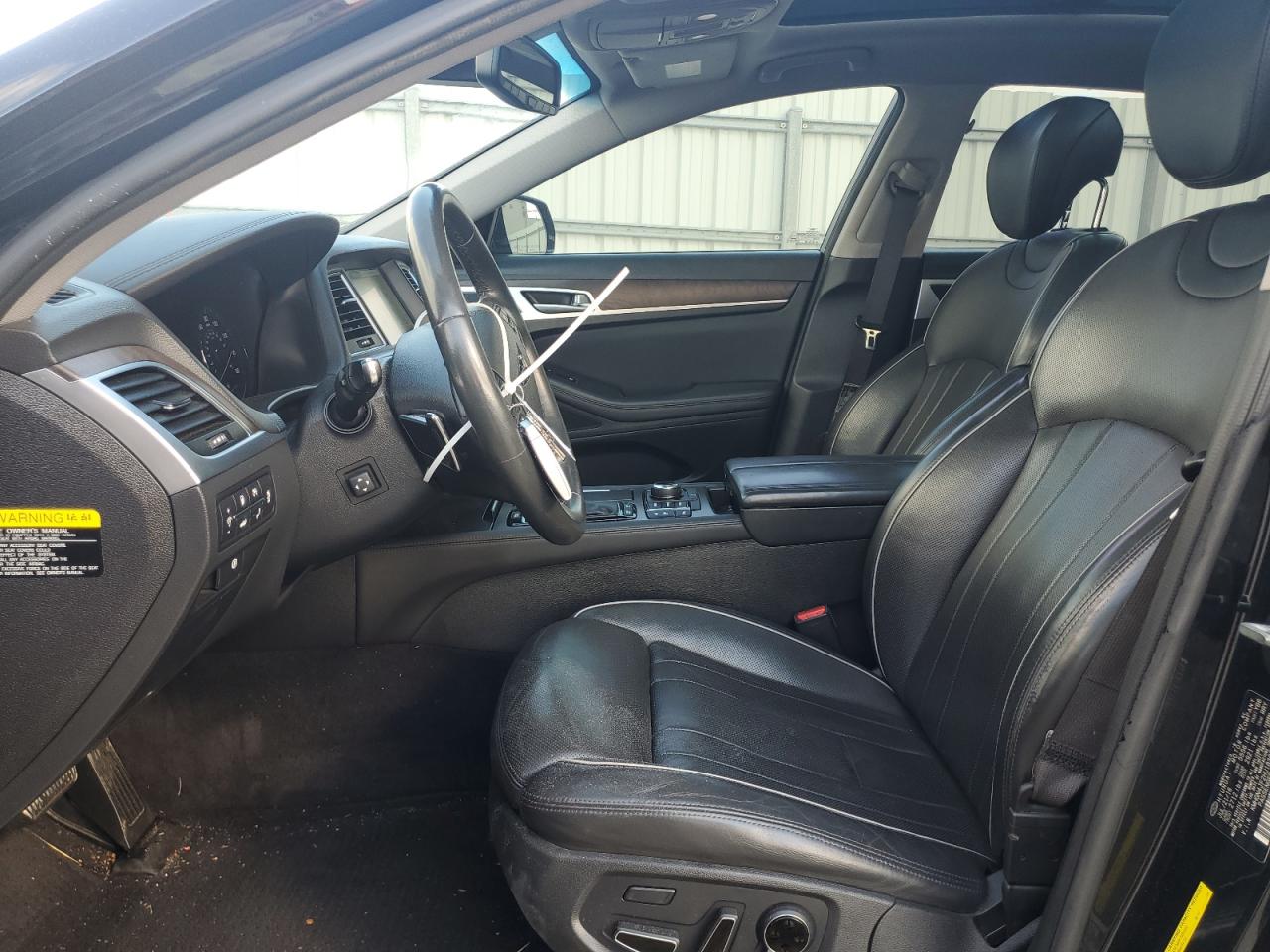 2017 Genesis G80 VIN KMHGN4JF2HU183072 Copart auction photo, rear end damage thumbnail 7