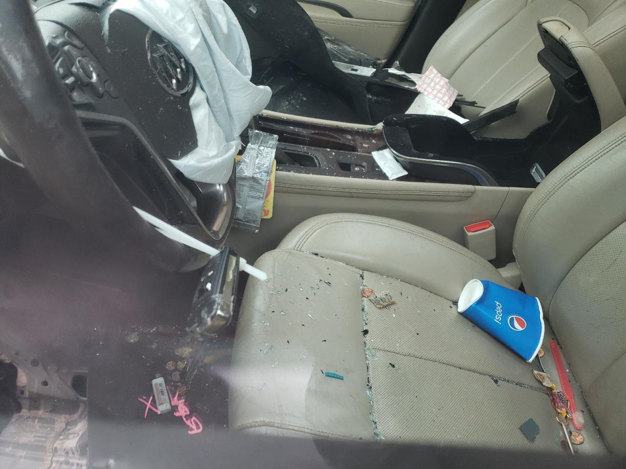 2015 Buick LaCrosse VIN 1G4GF5G3XFF248350 Copart auction photo, rollover / all over damage thumbnail 7