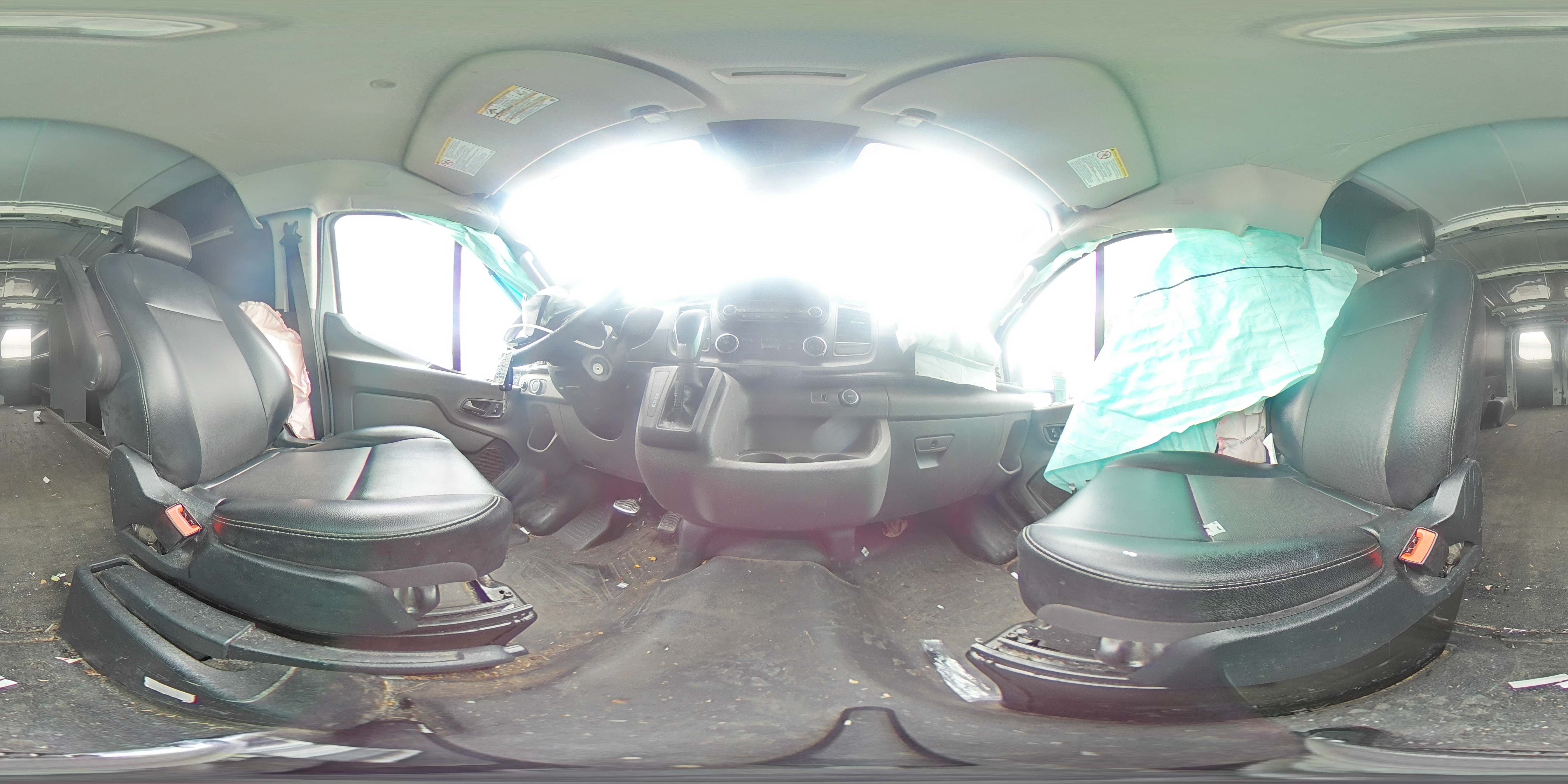 2020 Ford Transit VIN 1FTBR1Y84LKB42200 Copart auction photo, front end damage thumbnail 13