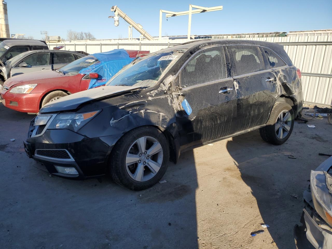 2012 Acura MDX VIN 2HNYD2H24CH549929 - Copart auction photo