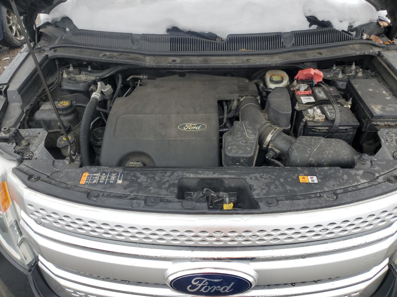 2013 Ford Explorer VIN 1FM5K8D85DGB28211 Copart auction photo, front end damage thumbnail 12