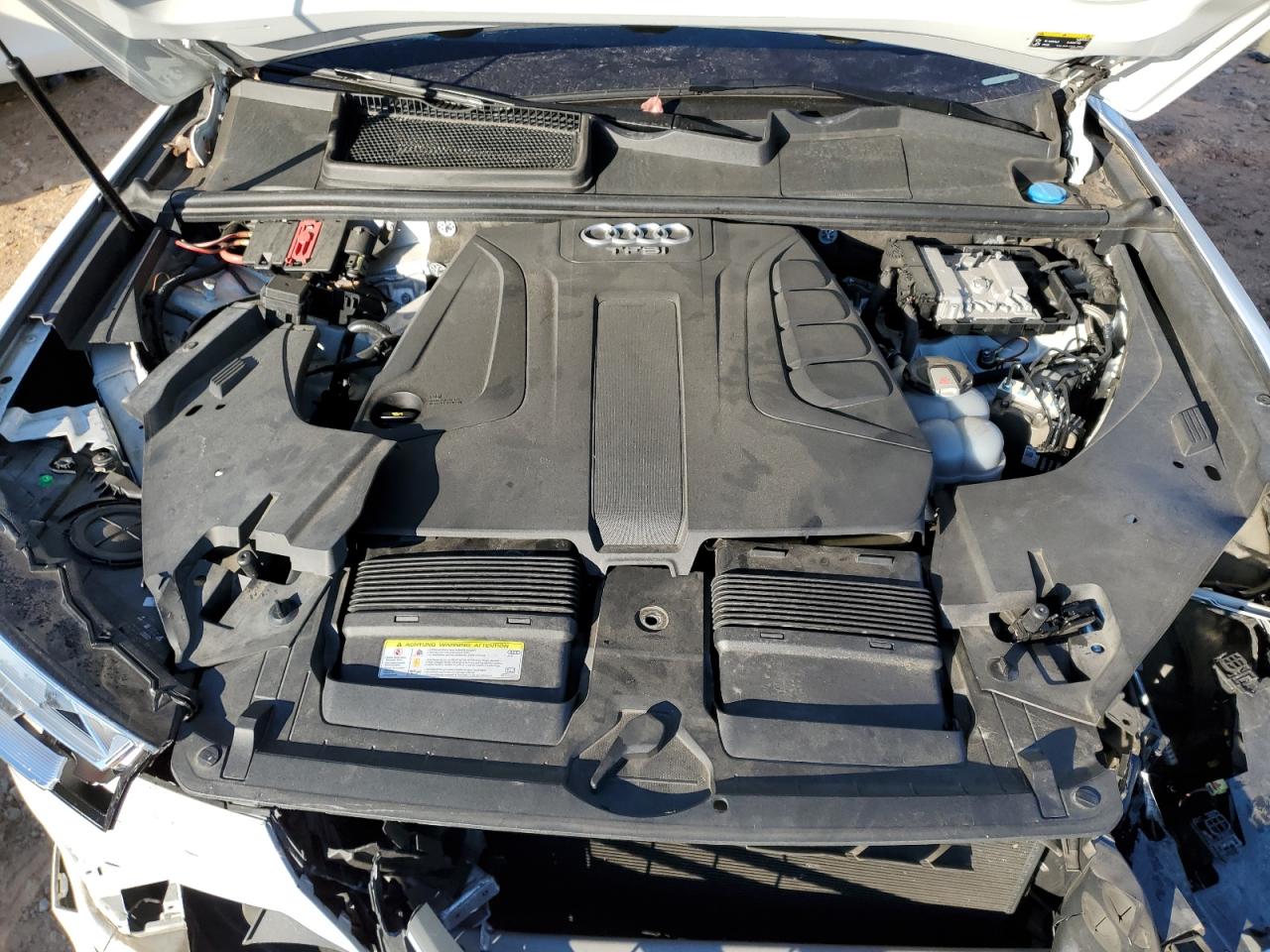 2018 Audi Q7 VIN WA1LHAF75JD044399 Copart auction photo, front end damage thumbnail 14