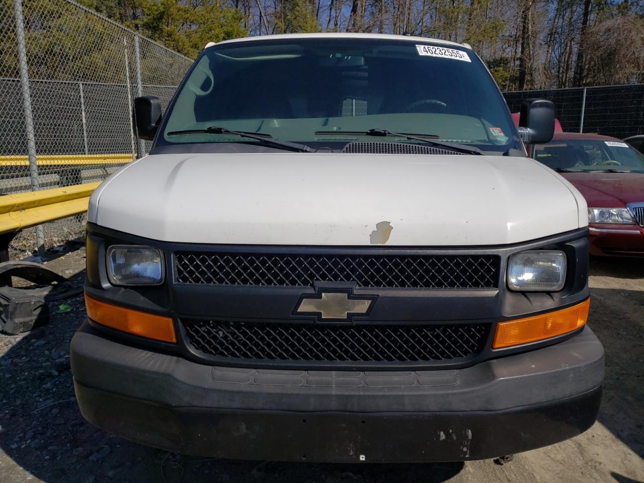 2013 Chevrolet Express VIN 1GCWGFFA2D1109410 Copart auction photo, rear end damage thumbnail 5