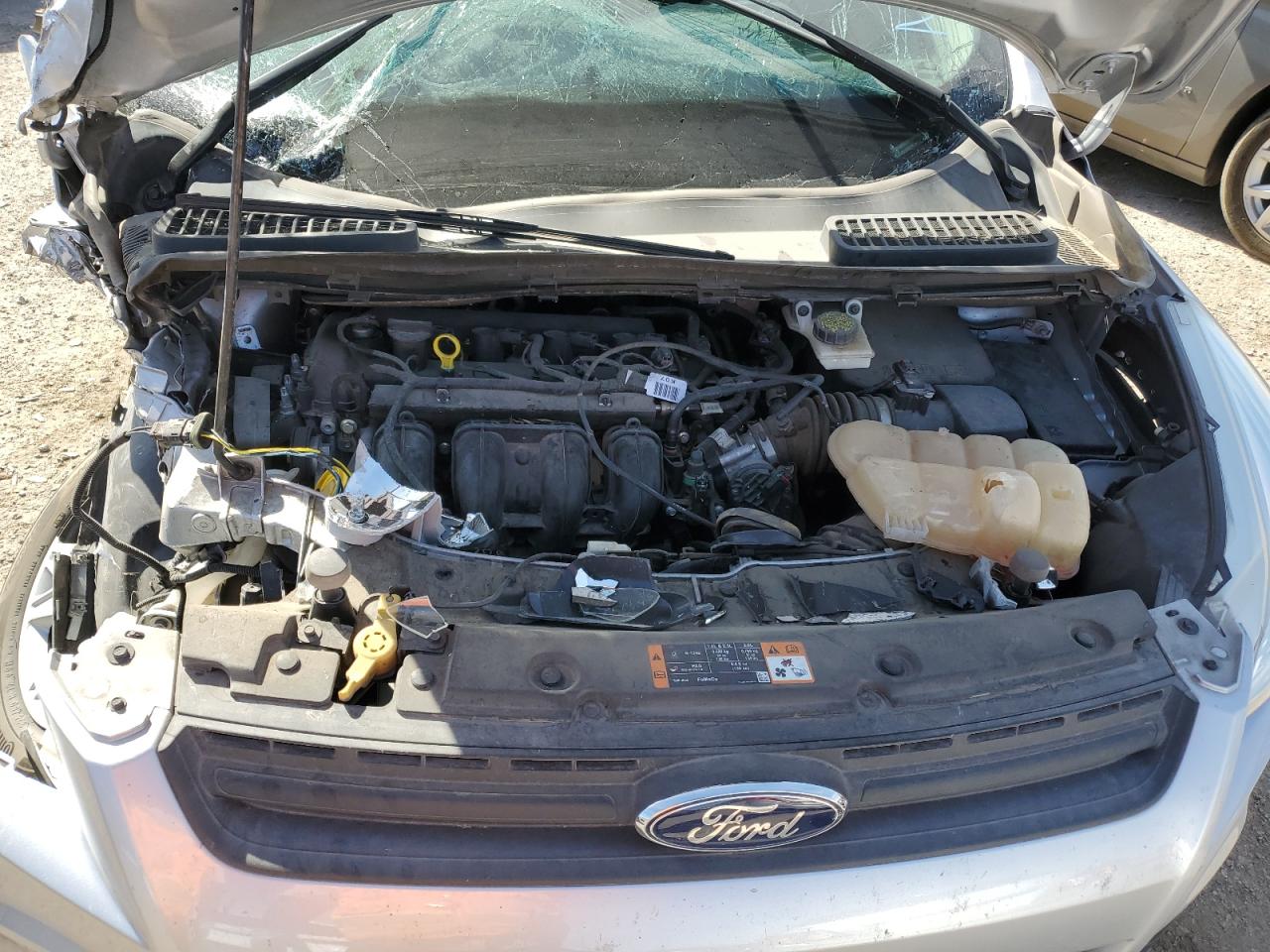2016 Ford Escape VIN 1FMCU0F74GUA68273 Copart auction photo, front end / side damage thumbnail 12