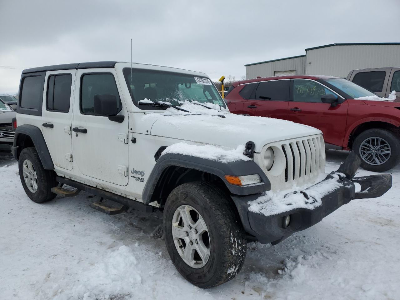 2020 Jeep Wrangler VIN 1C4HJXDN3LW226422 Copart auction photo, front end / undercarriage damage thumbnail 4