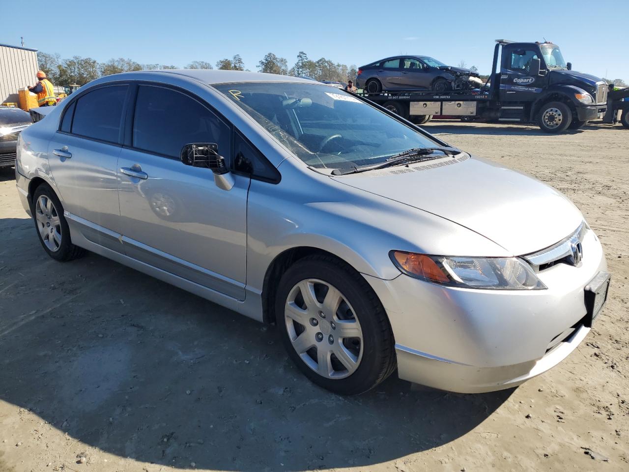 2008 Honda Civic VIN 2HGFA16508H506422 Copart auction photo, rear end / undercarriage damage thumbnail 4