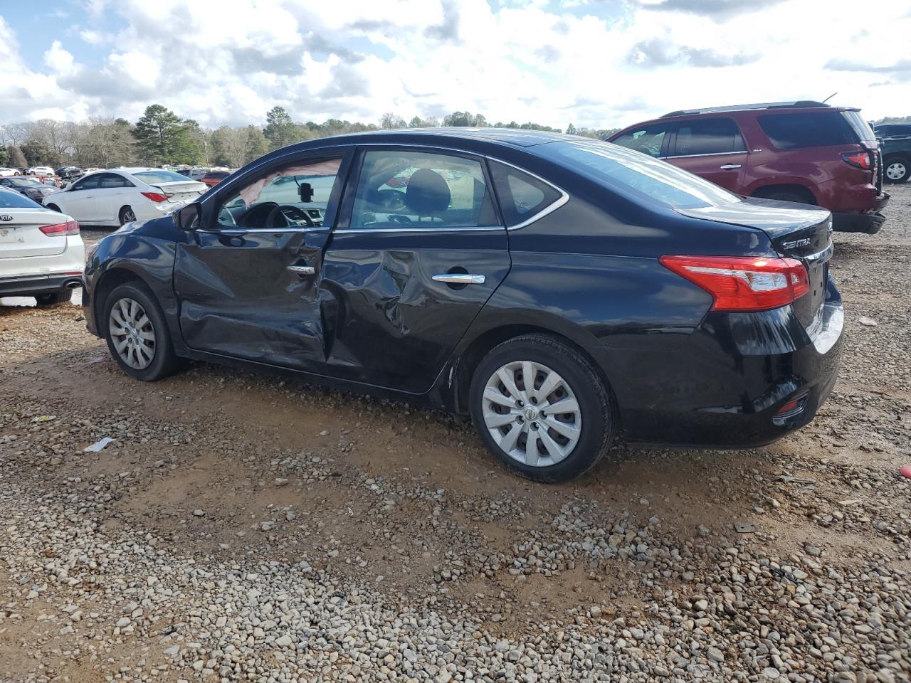 2017 Nissan Sentra VIN 3N1AB7AP2HY247494 Copart auction photo, side damage thumbnail 2