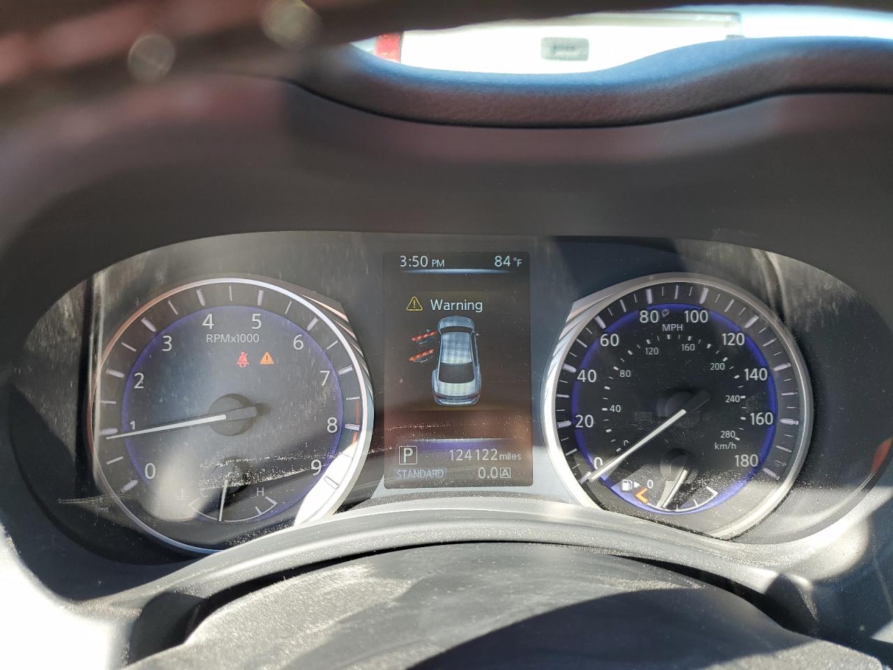 2015 Infiniti Q50 VIN JN1BV7AP9FM331372 Copart auction photo, front end / rear end damage thumbnail 9
