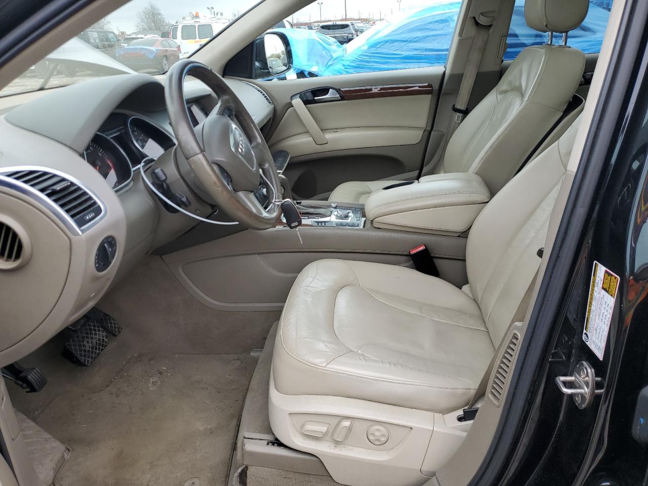 2009 Audi Q7 VIN WA1AY74L99D021620 Copart auction photo, front end / minor dent/scratches damage thumbnail 7