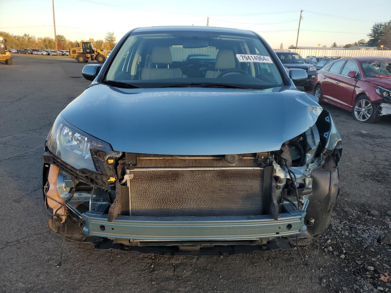 2014 Honda CR-V VIN 2HKRM4H51EH611782 Copart auction photo, front end damage thumbnail 5