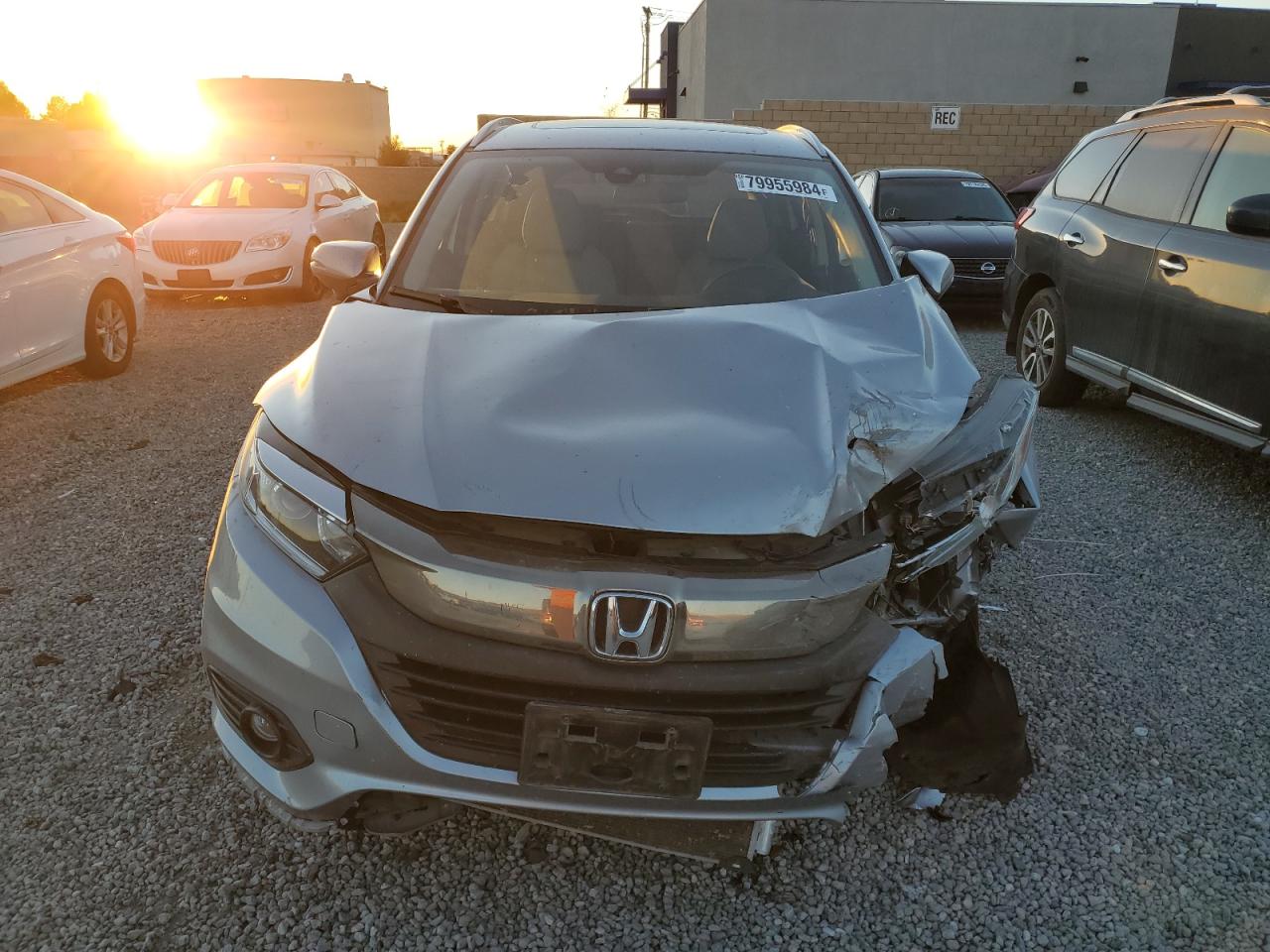 2021 Honda HR-V VIN 3CZRU5H59MM710469 Copart auction photo, front end damage thumbnail 5