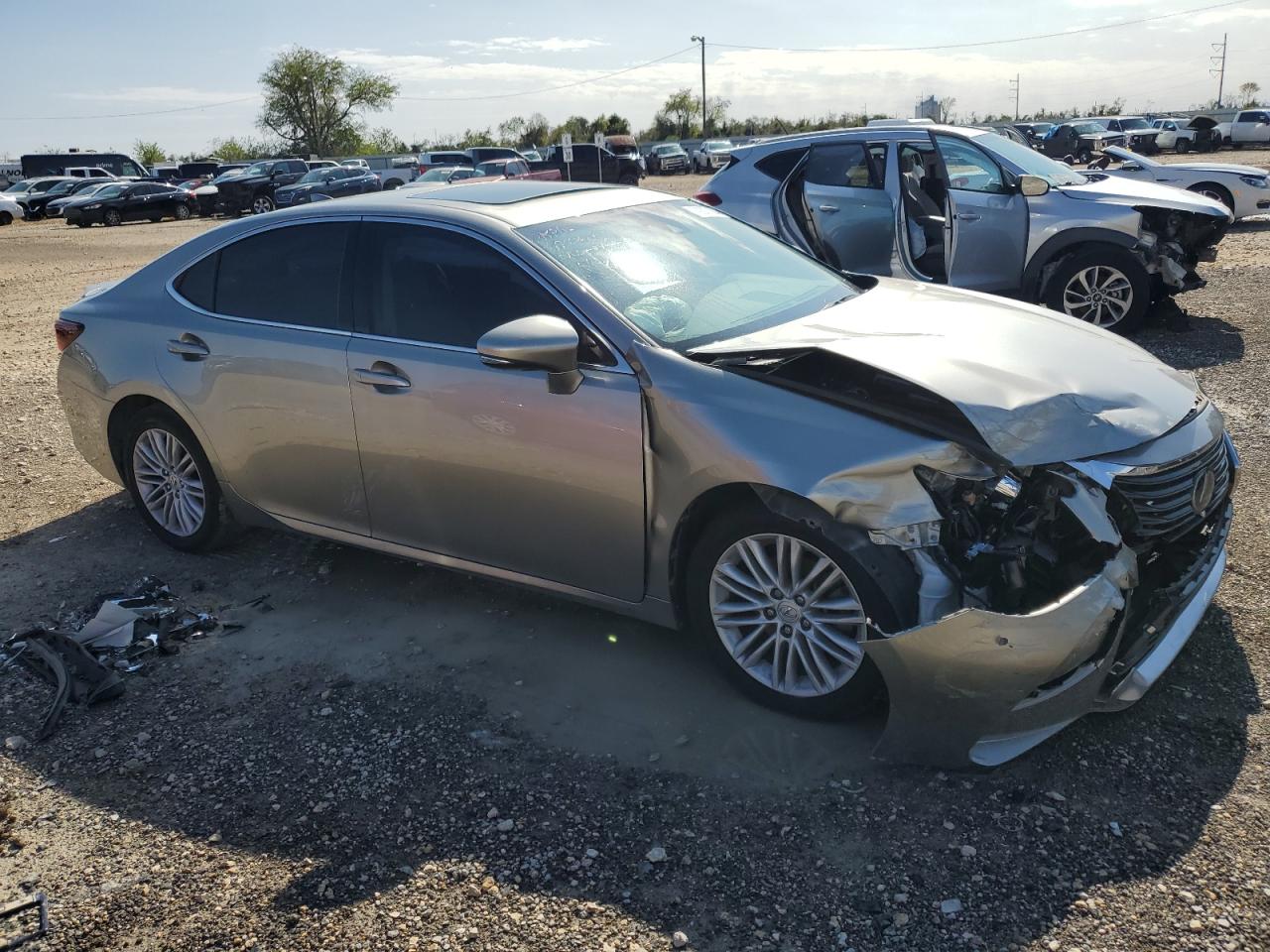 2017 Lexus ES VIN 58ABK1GG8HU037415 Copart auction photo, front end damage thumbnail 4