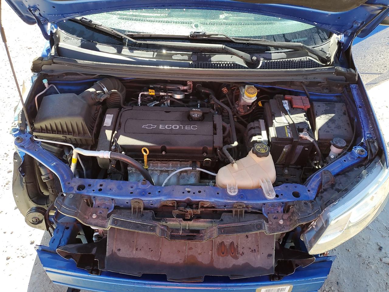 2018 Chevrolet Sonic VIN 1G1JD6SH8J4105029 Copart auction photo, front end damage thumbnail 11
