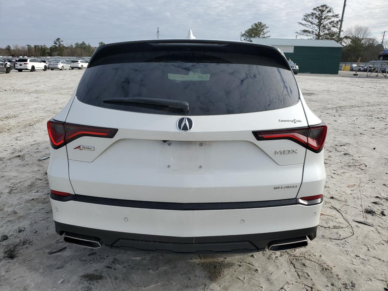 2022 Acura MDX VIN 5J8YE1H02NL027660 Copart auction photo, front end / undercarriage damage thumbnail 6