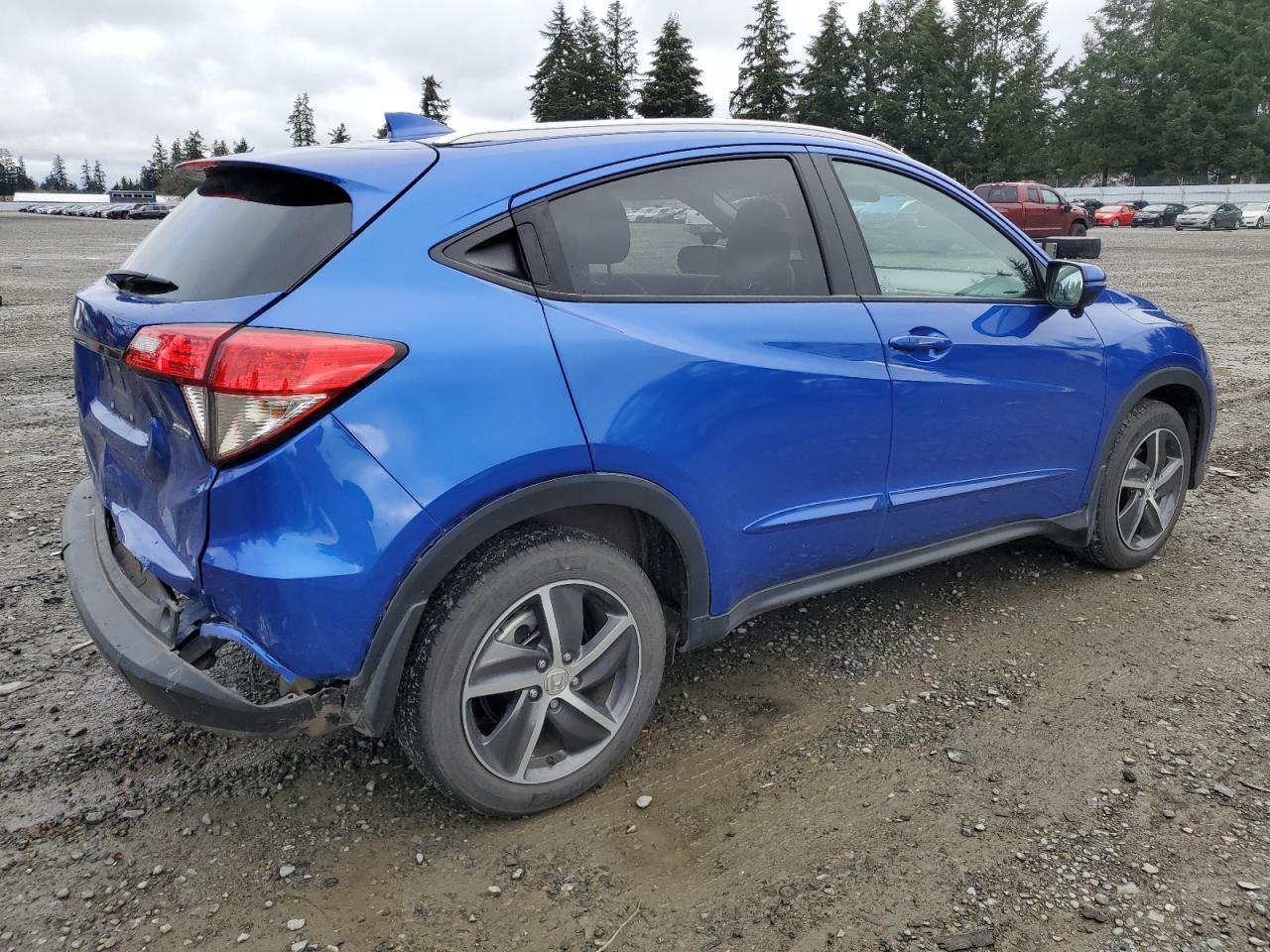 2022 Honda HR-V VIN 3CZRU6H75NM713006 Copart auction photo, rear end damage thumbnail 3