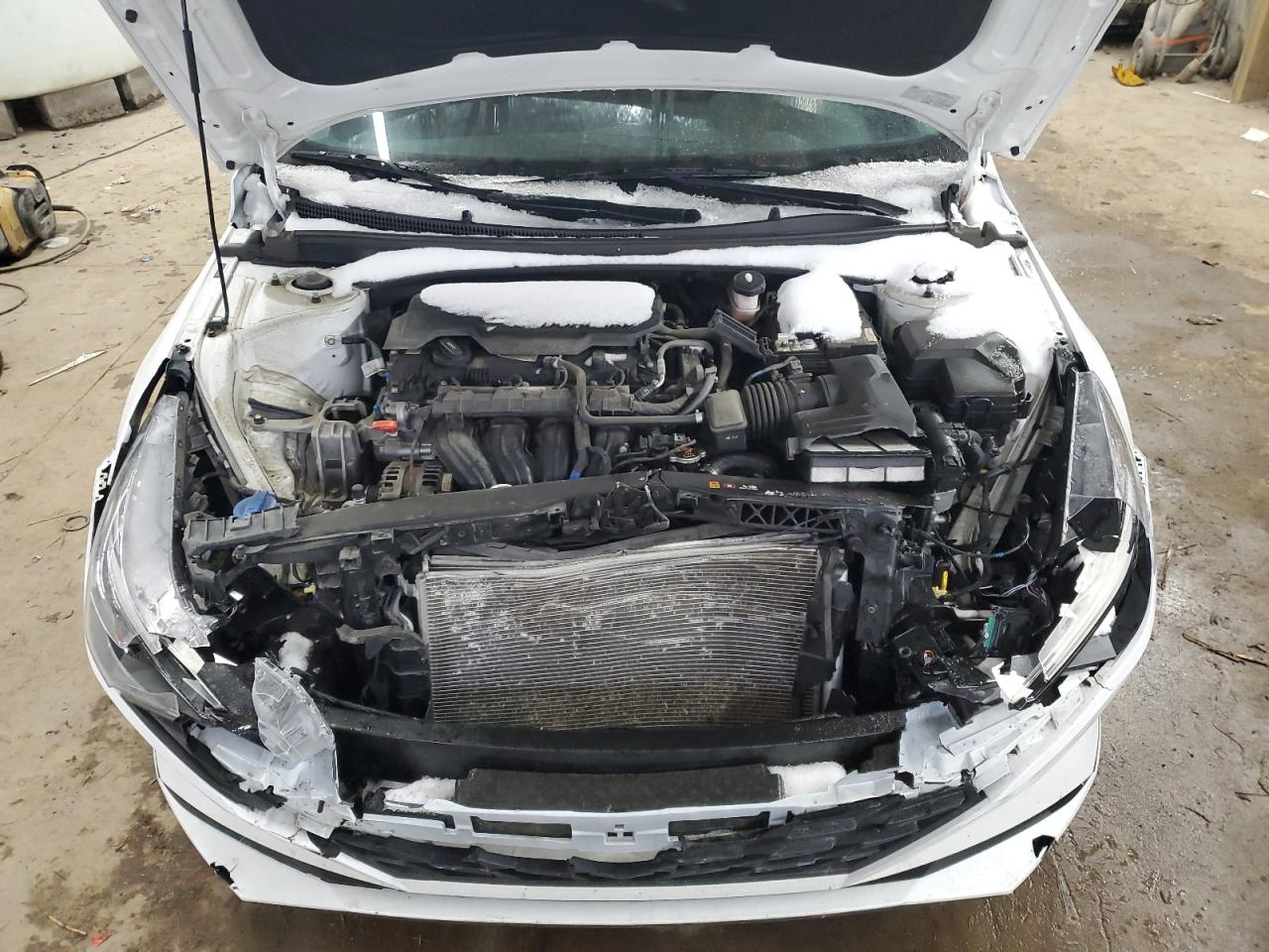 2021 Hyundai Elantra VIN 5NPLM4AG1MH031707 Copart auction photo, front end damage thumbnail 11