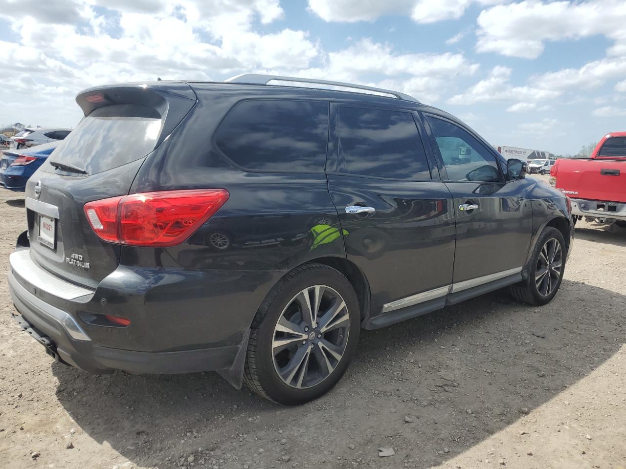 2017 Nissan Pathfinder VIN 5N1DR2MM5HC627217 Copart auction photo, rear end damage thumbnail 3