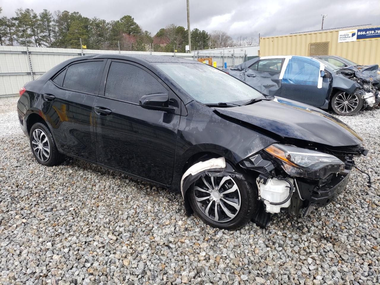 2018 Toyota Corolla VIN 2T1BURHE9JC098695 Copart auction photo, front end / undercarriage damage thumbnail 4