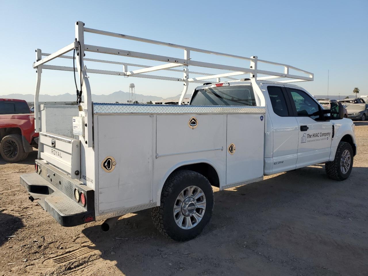 2021 Ford F250 VIN 1FD7X2A68MED61876 Copart auction photo, side damage thumbnail 3