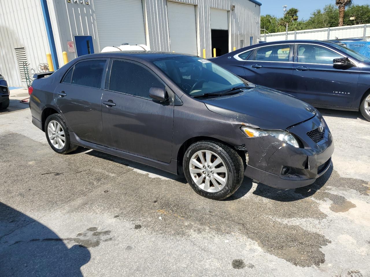 2009 Toyota Corolla VIN 1NXBU40E79Z108715 Copart auction photo, front end / hail damage thumbnail 4