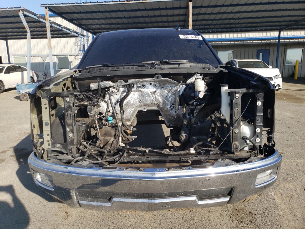 2015 Chevrolet Silverado VIN 1GCRCSEC6FZ404566 Copart auction photo, vandalism / burn damage thumbnail 5