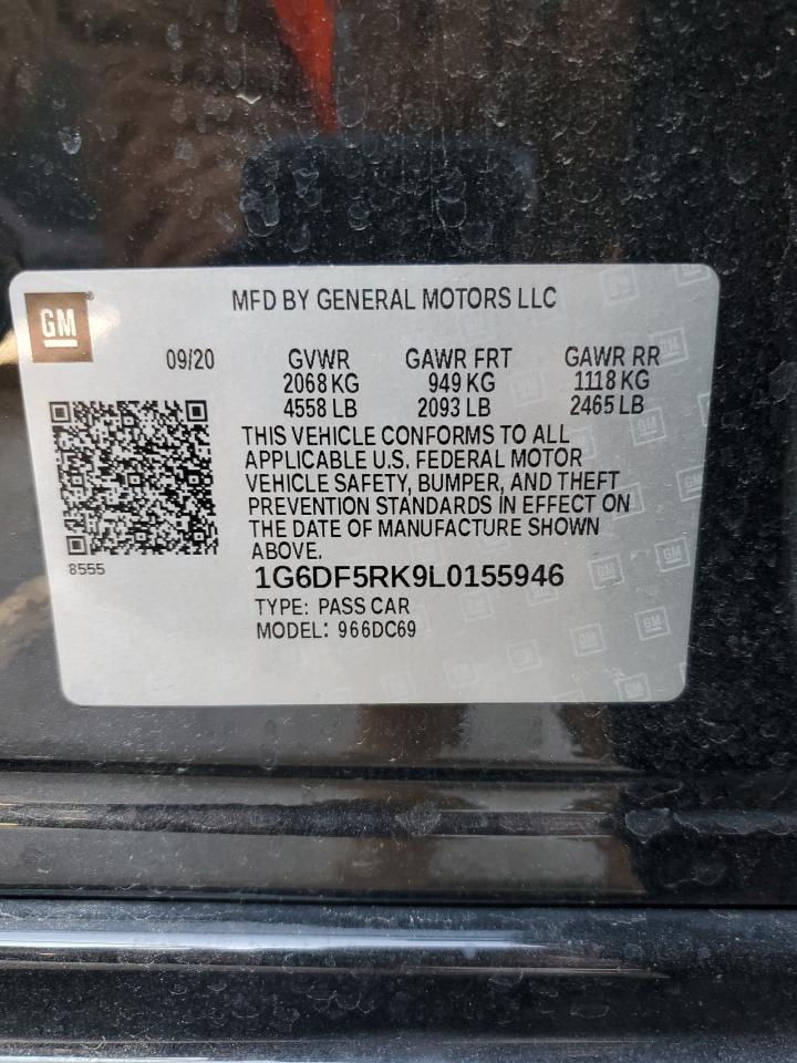 2020 Cadillac CT4 VIN 1G6DF5RK9L0155946 Copart auction photo, all over damage thumbnail 13