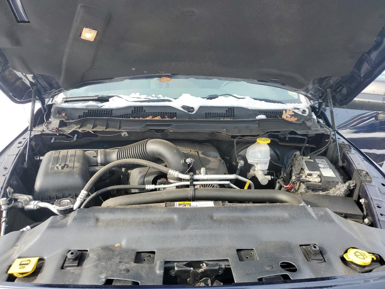 2017 RAM 1500 VIN 1C6RR7TT9HS744117 Copart auction photo, top/roof / front end damage thumbnail 13