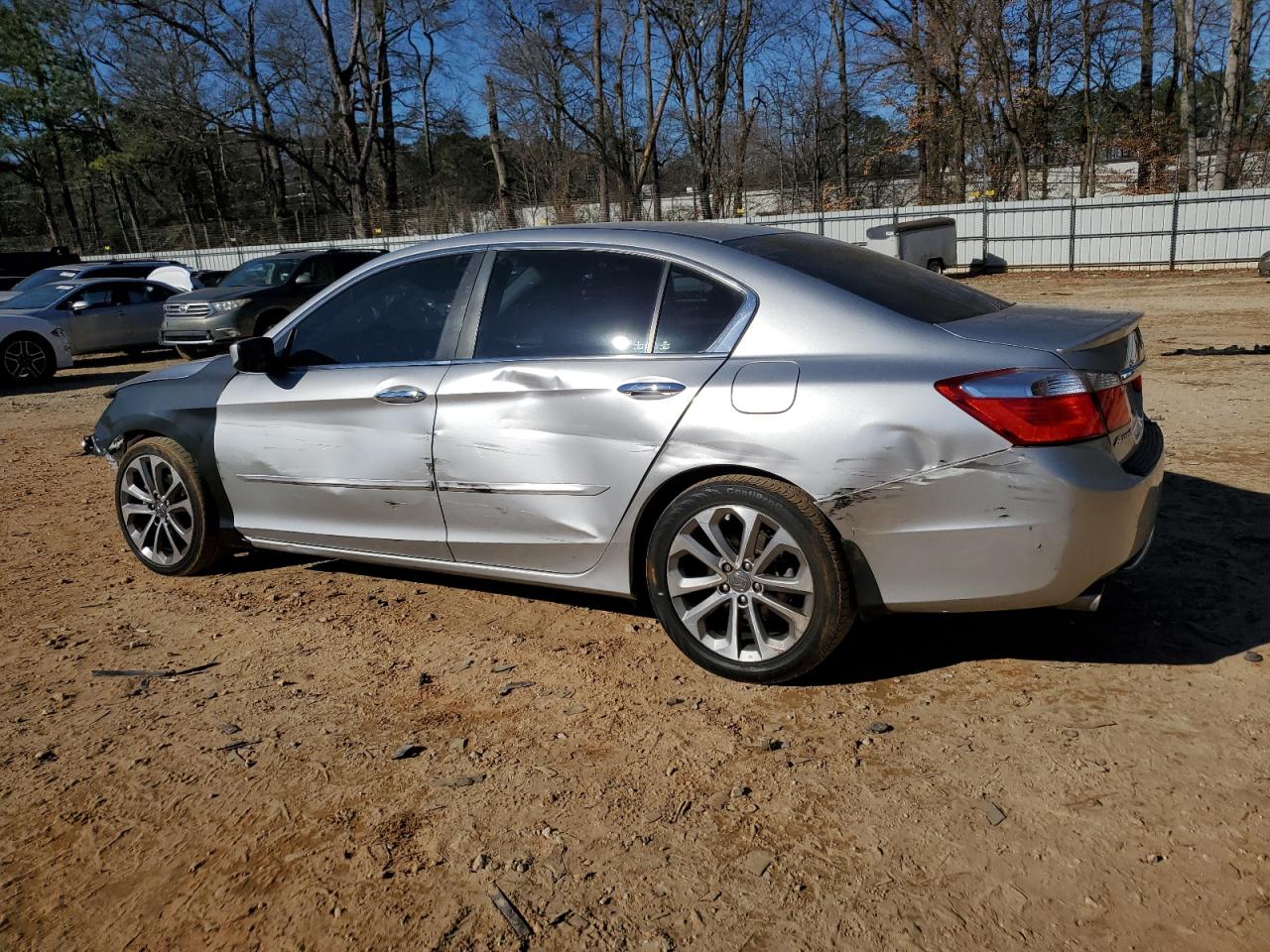 2014 Honda Accord VIN 1HGCR2F54EA296175 Copart auction photo, all over damage thumbnail 2