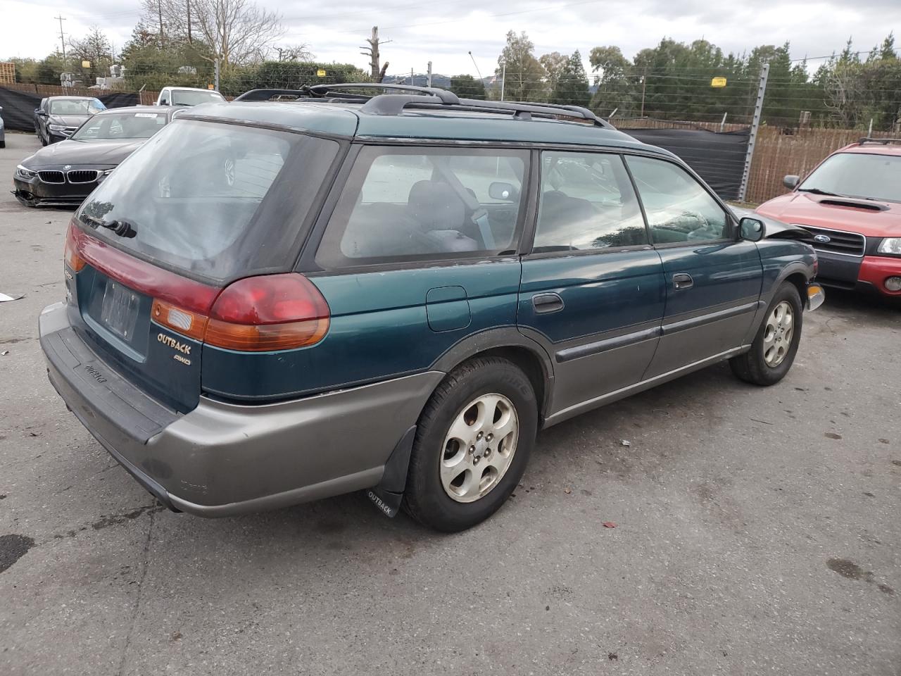 1998 Subaru Legacy VIN 4S3BG6855W6608173 Copart auction photo, front end damage thumbnail 3