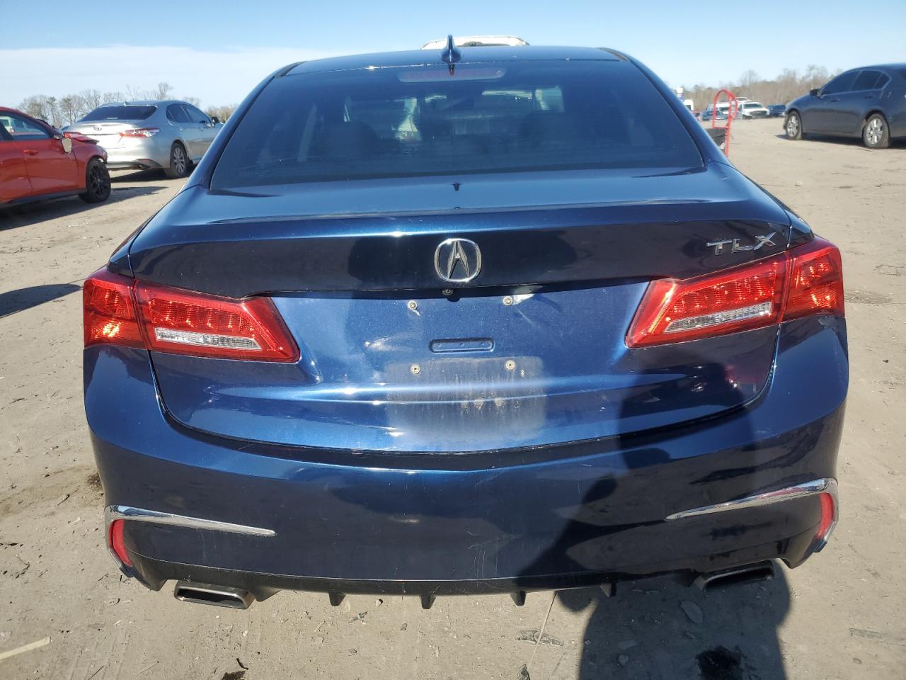2018 Acura TLX VIN 19UUB2F34JA002159 Copart auction photo, front end / side damage thumbnail 6