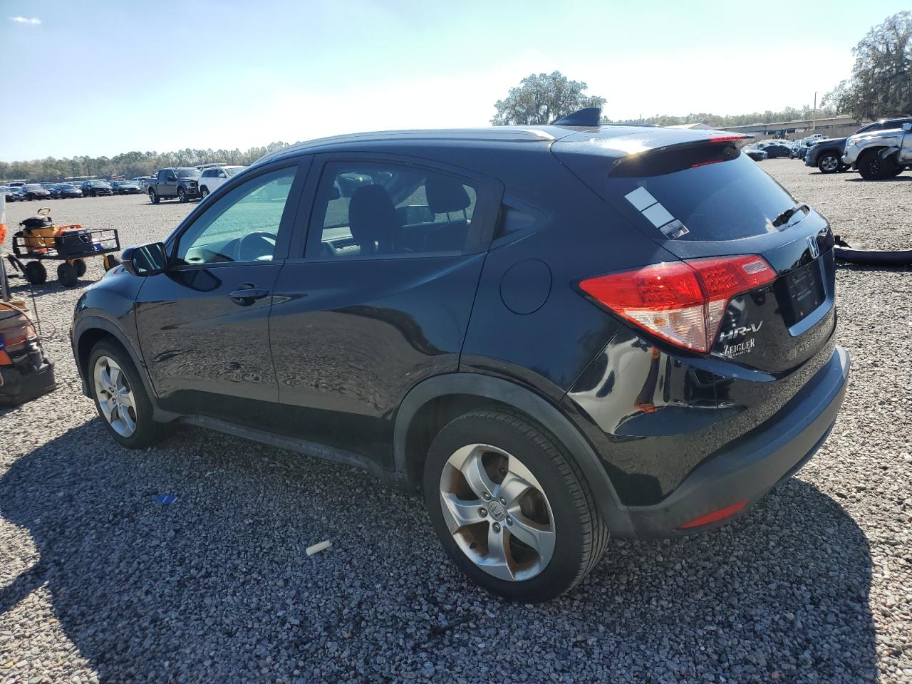 2016 Honda HR-V VIN 3CZRU6H7XGM714963 Copart auction photo, front end / side damage thumbnail 2