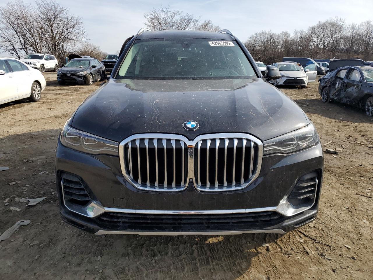 2020 BMW X7 VIN 5UXCW2C03L9B27961 Copart auction photo, side damage thumbnail 5