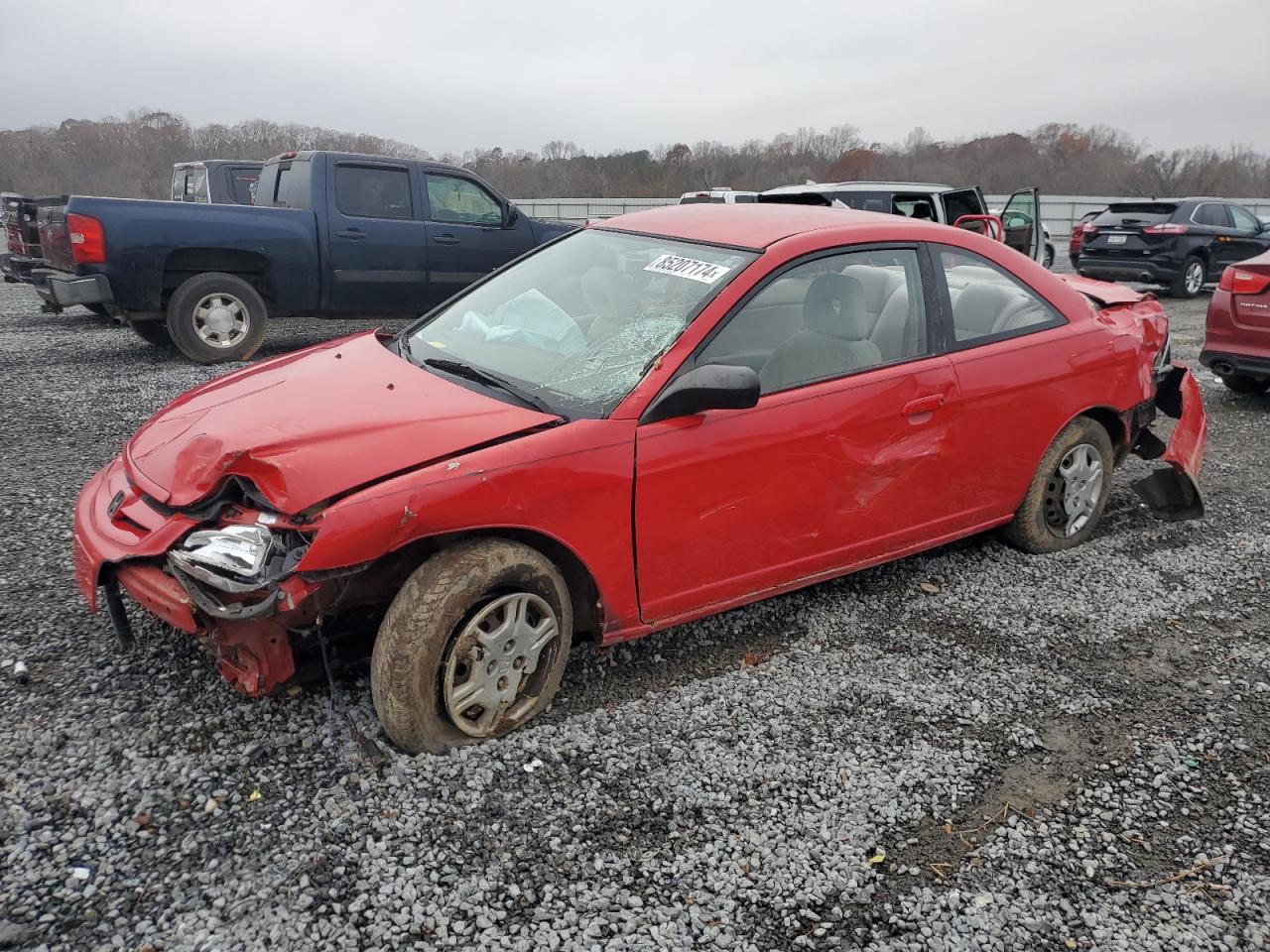 2002 Honda Civic VIN 1HGEM22522L050965