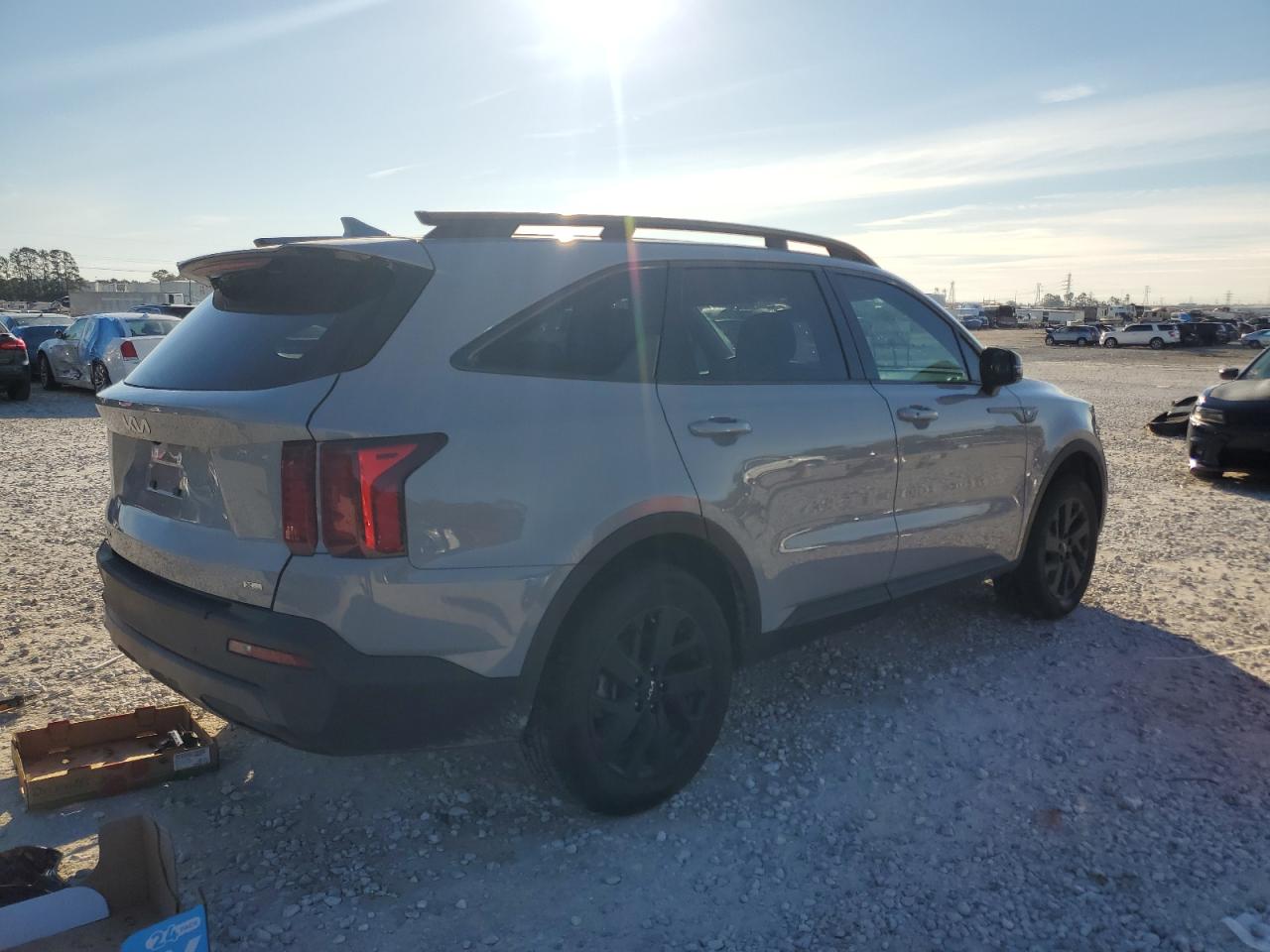 2023 KIA Sorento VIN 5XYRLDLC4PG220435 Copart auction photo, side / rear end damage thumbnail 3